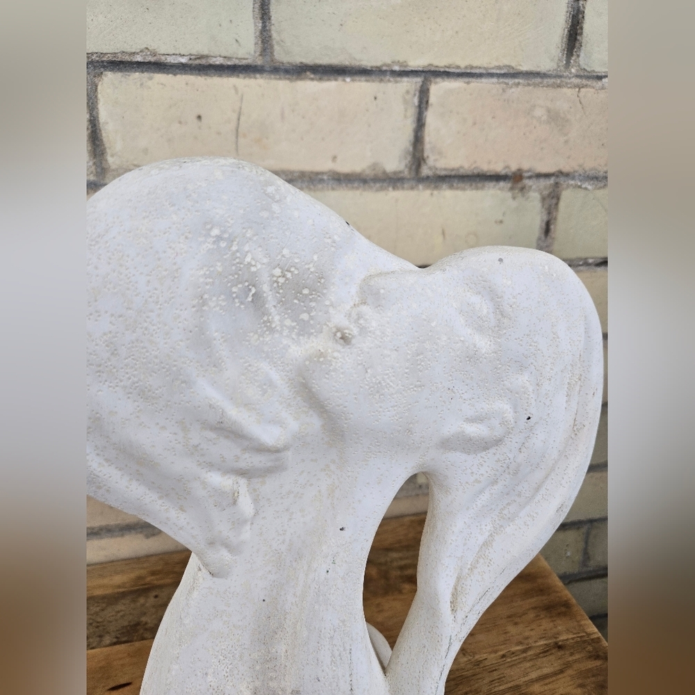 1980s Lovers Face Sculpture